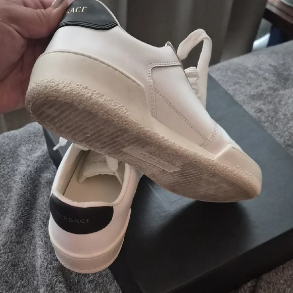 Versace White and Black Sneakers